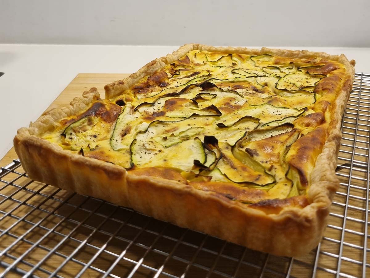 quiche courgette